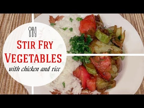 How to Make Stir Fry Vegetables with Chicken at home - The fastes way