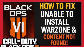 Black Ops 6: How to Fix Unable to Install Warzone & Content Not Found! (100% Working) PS5/Xbox 🛠️