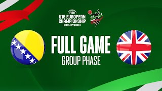 BIH v Great Britain | Full Basketball Game | FIBA U16 European Championship 2022