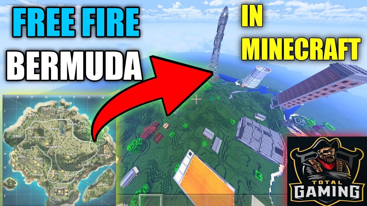 FreeFire Map For Minecraft PE - New [DOWNLOAD] Minecraft Map