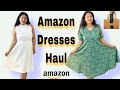 AMAZON DRESSES HAUL UNDER BUDGET | CUTE SUMMER DRESS #AmazonHaul