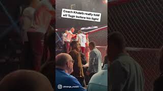 Coach #Khabib was straight up RUTHLESS to Tagir Ulanbekov at #UFC272