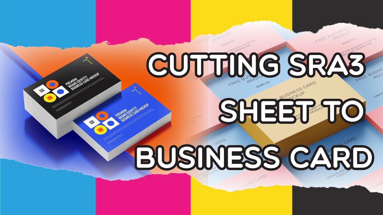 CUTTING SRA3 SHEET TO BUSINESS CARD YouTube