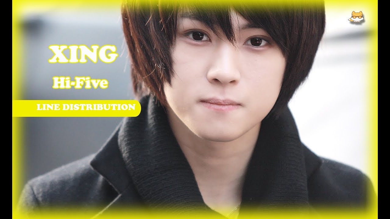 Line Distribution: Xing - Hi-Five (Color Coded)