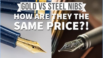 Gold vs Steel Nibs: The Same Price? - Q&A Slices