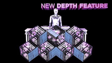 Downside DJ Booth - Depth Video-Mapping structure loops pack by www.stageloops.com