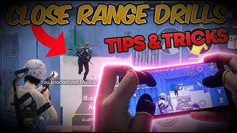 Pubg Mobile|Close range drills and tips and tricks - pubg mobile guide/tutorial 2020/By 8848 Franky