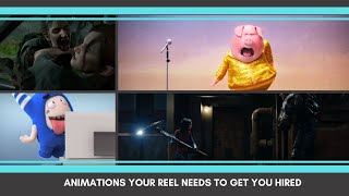 Animations Your demo reel needs to get you hired