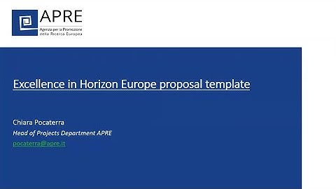 Training on Horizon Europe proposal writing - Part 2 of 2