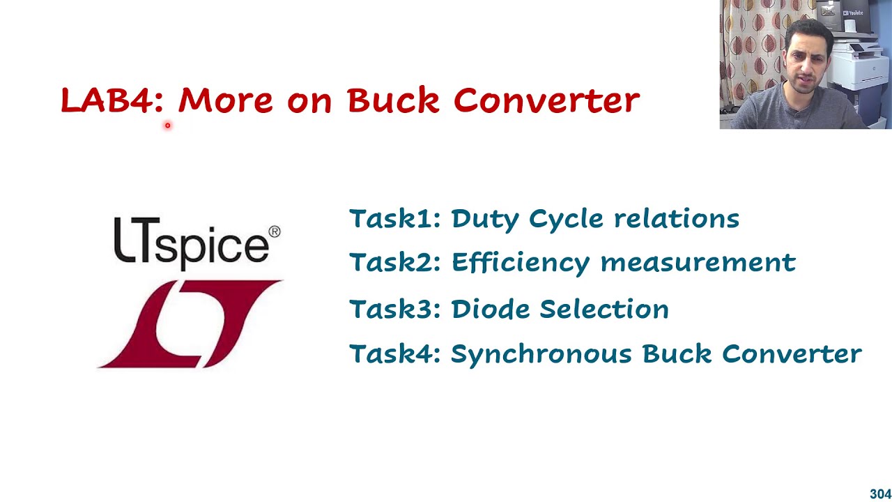 Lab 4 Task 1 Buck Converter relations | Power Electronics