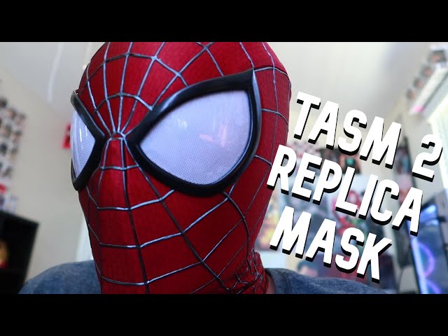 The Amazing Spiderman Mask Amazing Spiderman 2 Cosplay Mask With Faceshell  and Lenses Amazing Spider-man Wearable Movie Prop Replica 