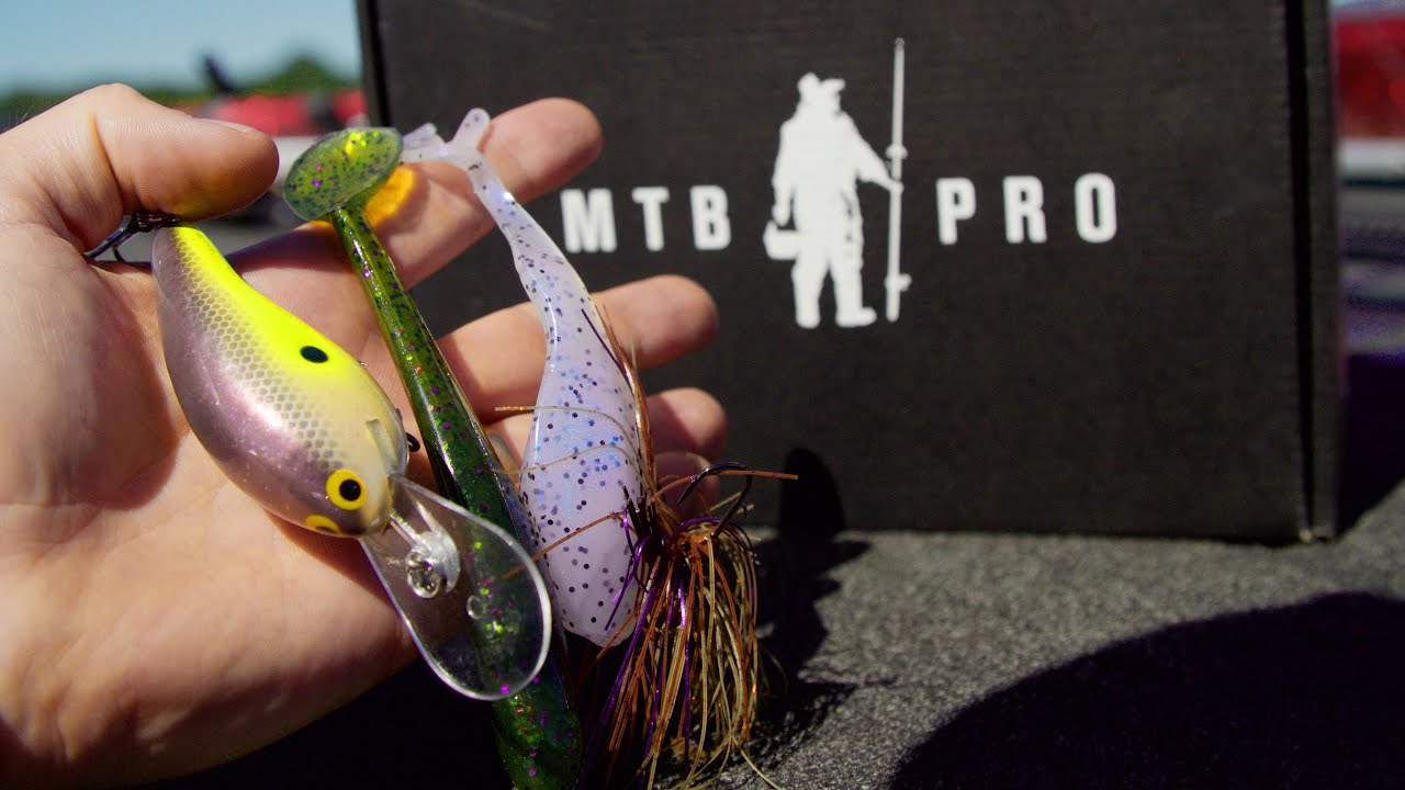 bass fishing at night MTB Pro April Unboxing Shad Spawn