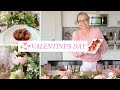 Valentine's Day Tablescape | Spring Table Decor | Galentine's Day | How to set a Festive Tablescape
