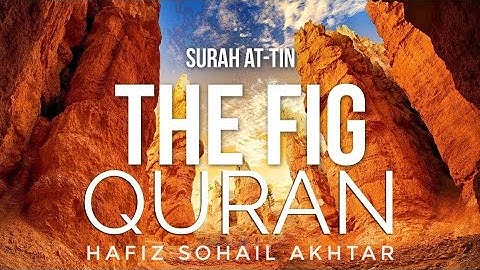 Quran : 95 - Surah At-Tin (سورة التين) - The Fig | Urdu Translation | Hafiz Sohail Akhtar