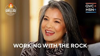 Kelly Hu Spills About Working with Dwayne Johnson | Getting Grilled with Curtis Stone | QVC+ HSN+