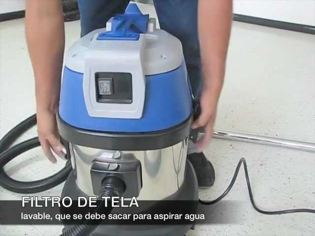 Aspiradora industrial Polvo / Agua 60L 2000W HT60-2 Glanz