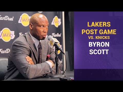 Byron Scott After Loss To Knicks, On Sitting D'Angelo Russell In 4th