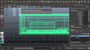 0301b (Maya texture workflows)Creating a Low Res Mesh for a High Res Object