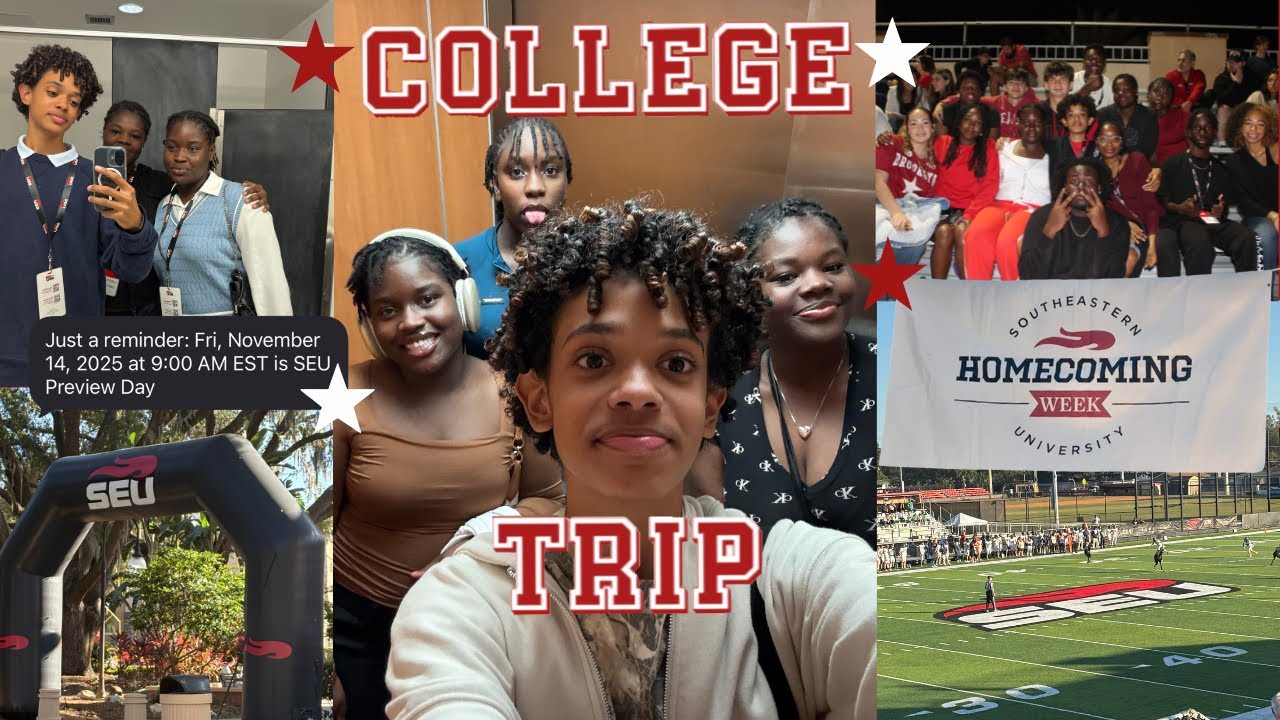 College trip ✐⋆| preview day, college tour, mall, football game and more|