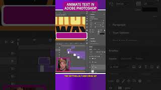 Animate text fast! #shorts #photoshop
