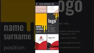 Business Cards Maker App screenshot 3