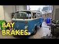 The bay gets brakes  classic 1975 vw bus brake repair