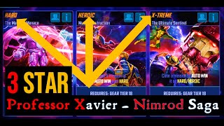 Professor Xavier Saga - Nimrod (Hard, Heroic, Xtreme) - Marvel Strike Force @if2pgames