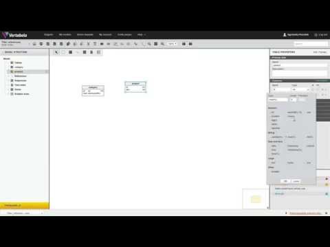 How to create a reference in Vertabelo