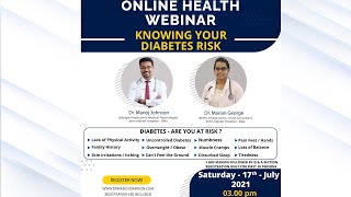 Online webinar about Diabetes