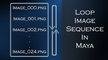Maya Loop Animated Texture Tutorial