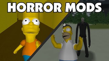 Trying Out HORROR MODS for The Simpsons Hit & Run!
