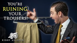 Hangers That Will Ruin Your Trousers And Pants Kirby Allison