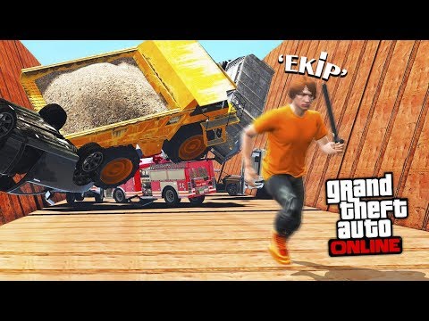 500KM/HIZ İLE GİDEN KAMYON PARKUR YAPARAK KAÇ !! - GTA 5 Online (FurkanYamanHD,Sesegel,Ümidi)