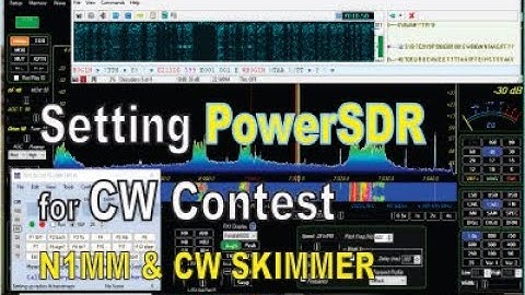 Setting PowerSDR for CW Contest