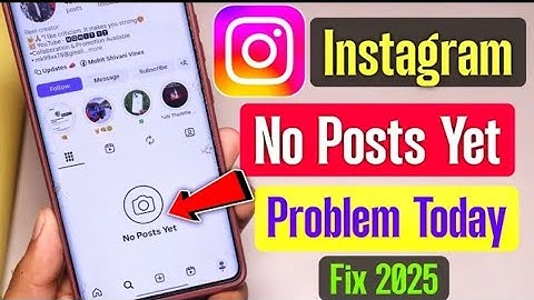 instagram my post not showing in my profile |create your first post problem today | instagram no pos