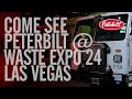 Peterbilt Showcases Refuse Lineup at WasteExpo 2024