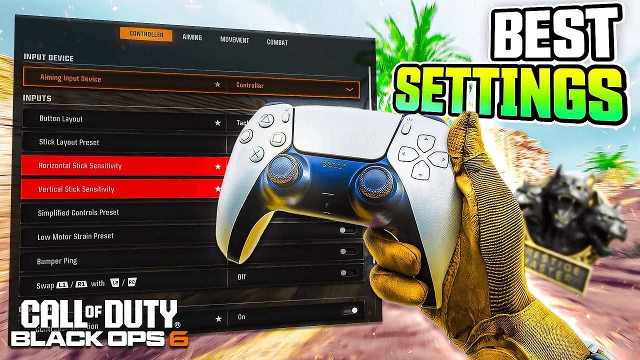 the BEST SETTINGS for BLACK OPS 6 (Controller, Audio, Graphics Settings ...