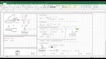 Strip Footing (Wall Footing) Design Using Excel