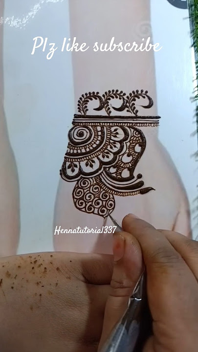 INDO arabic mehndi apko bhi pasand hai 😍#shorts #mehndi