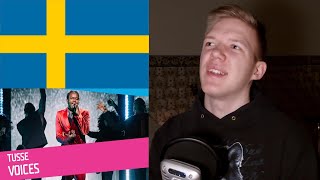 FIRST REACTION: Tusse "Voices" | Sweden Eurovision 2021