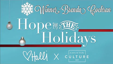 Hope for the Holidays: Winner Brenda Cochran