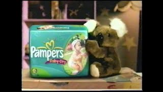 Pampers Baby Dry Diapers With Koala Fit Grip Commercial 2003