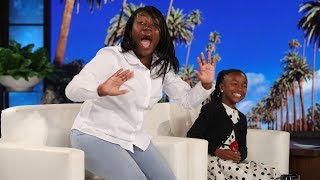 Ellen Stuns Viral Kid Singer Bri'Anna Harper & Her Family