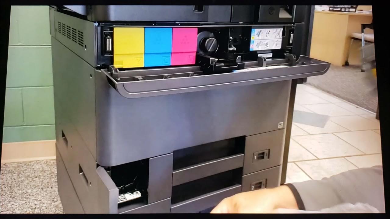 Adding toner to a Kyocera color unit. YouTube