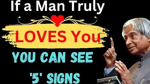 5 Signs Of MAN'S True Love: Are You Experiencing Them?🤔 - DayDayNews