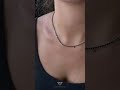 8CT Natural Black Diamond Tennis Necklace | By Gem Jewelers Co