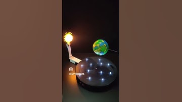 Earth rotation working model #earthscience #earth rotation