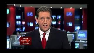 BBC NEWS 24 (Overnight) with Adrian Finighan (Wednesday 18th February 2004)