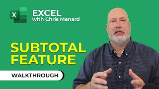 Subtotal Command in Excel - automatically calculate subtotals and grand totals