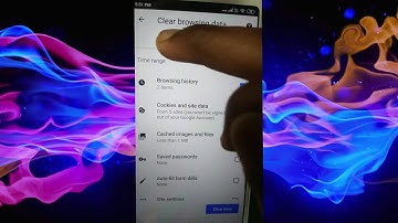 How to clear all browser history in android phone.